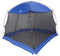vidaXL - Camping - Muggennet - met - Deur - Blauw - voor - 5 - Personen - - - Waterdicht