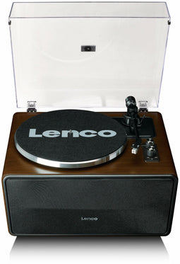 Lenco LS-470WA - Bluetooth Platenspeler - 4 ingebouwde speakers - Walnoot