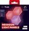 Trust GXT903 VYBZ 3-pack Uitbreidingset RGB Hexagon Licht Panelen - Led lamp - Wandlamp binnen - Game Verlichting - Amazon Alexa & Google Assistant