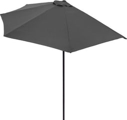 Balkon parasol - Halfrond - UV-bescherming 40+ - Antraciet