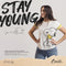 Dames-T-Shirt met Korte Mouwen Snoopy Wit