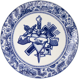 Royal Delft Schiffmacher Geloof, Hoop en Liefde sierbord 24 cm