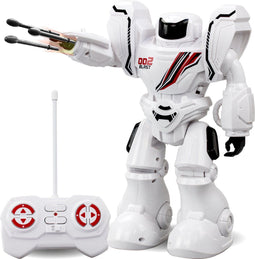 Robot Robo Blast One wit - RC Robot met schietende vuist