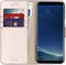 Accezz Hoesje Geschikt voor Samsung Galaxy S8 Plus Hoesje Met Pasjeshouder - Accezz Wallet Softcase Bookcase - goud