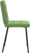 vidaXL - Eetkamerstoelen - 2 - st - fluweel - lichtgroen