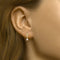 Marie Celeste oorhangers - Parel - 14k Geelgoud - (3)