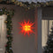 vidaXL - Kerstlamp - met - LED - inklapbaar - 57 - cm - rood