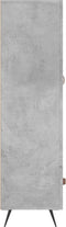 vidaXL - Hoge - kast - 69,5x31x115 - cm - bewerkt - hout - betongrijs