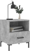 vidaXL - Nachtkastje - 40x35x47,5 - cm - bewerkt - hout - betongrijs