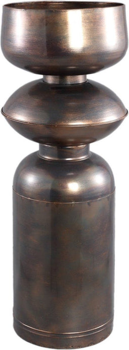 PTMD Nizze Copper Big Iron Pot Shaped Round L