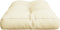 vidaXL - Palletkussen - 80x40x12 - cm - stof - crèmekleurig