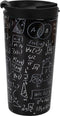 I-drink Thermosbeker Mathematic Dubbelwandig 350 Ml Rvs Zwart