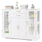 Coast opbergkast - MDF - 2 laden 3 planken - wit