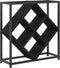vidaXL - Wijnrek - Zwart - Eiken - - - 51x18x52,5 - cm - - - Geengineerd - Hout