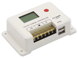 TX-215 Zonnelader-set - 100W Monokristallijn zonnepaneel met LCD-display - Draagbaar