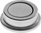 Magnetoplan Magneet Discofix forte (Ø x h) 25 mm x 9 mm Rond Zilver 10 stuk(s) 16630