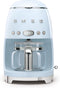 SMEG DCF02PBEU - Filterkoffiemachine - 10 koppen - Warmhoudfunctie - Pastelblauw