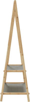 vidaXL - Kledingrek - met - schappen - 96x45,5x150,5 - cm - bamboe