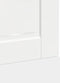 vidaXL - Vaatwaspaneel - Porto - 60x1,5x67 - cm - bewerkt - hout - hoogglans - wit