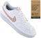 NIKE COURT VISION LOW NEXT NATURE - SNEAKERS - WIT/ROZE - DAMES - Maat 39