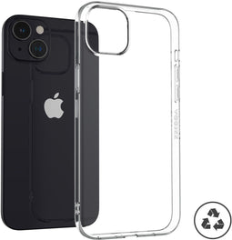 Accezz iPhone 15 Plus - Back Cover - 100% gerecycled - Transparant