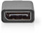 Nedis CCGP64350GY - USB-C naar DisplayPort adapter - 4K@60Hz - Zwart