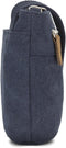 Travelon Heritage Compact Anti-diefstal Clutch Crossbody - RFID mini-tas met slashbestendige band - Indigo