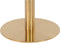 House Nordic Salontafel Bolzano Marmerlook Wit/Goud Ø70cm