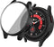 imoshion Screenprotector - Geschikt voor Samsung Galaxy Watch 4 40mm - Full Cover Hard Case / Beschermend Hoesje - Zwart