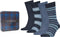 Tommy Hilfiger Stripe Tin Giftbox - 4P Heren Sokken - Hoog model - Blauw (4 paar)