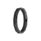 Melano Sarah facet ring - Aanschuifring - Zwart - Maat 50