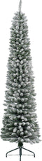 Everlands Pencil Pine Snowy kunstkerstboom - wit/sneeuw - H 210cm