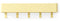 Spinder Design Dax Play 5 - Wandkapstok - 5 haken - Butter Yellow