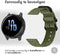 iMoshion Nylon 22 mm bandje – Geschikt voor Garmin Venu 2 / Fenix 7 Pro / 7 / 7s / 6 Pro / 6 / Vivoactive 4 / Polar Grit X Pro / X / Vantage M2 / V2 - Groen