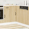 vidaXL - Keuken - hoekonderkast - Lucca - bewerkt - hout - sonoma - eikenkleurig