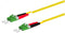 Metz Connect 151P1JAJA20E - Glasvezel Aansluitkabel - 2x LC-stekker - 2.00 m Geel