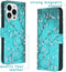 iMoshion Hoesje Geschikt voor iPhone 13 Pro Hoesje Met Pasjeshouder - iMoshion Design Softcase Bookcase - Wit / Blossom Watercolor White