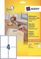 Avery - Stick&Lift Etiketten - Afneembaar - 99,1 x 139 mm - Wit (100 stuks)