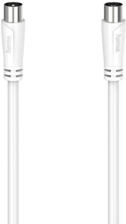 Hama 00205051 - Coax Kabel - 200 cm - Wit