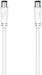 Hama 00205051 - Coax Kabel - 200 cm - Wit