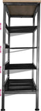 tectake - Schoenenrek Bournemouth - Hoog industriële stijl - MDF staal (404280)