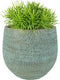 Steege Plantenpot - moderne look - shiny blauw - D18 x H16 cm - Bloempotten - Keramiek