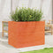 vidaXL - Plantenbak - 90x60x68,5 - cm - massief - grenenhout - wasbruin