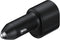 Samsung EP-L5300XBEGWW - Dual Fast Car Charger - 60W 2x USB (1x USB type-A 1x USB type-C) - Zwart