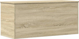 vidaXL - Opbergbox - 100x42x46 - cm - bewerkt - hout - sonoma - eikenkleurig