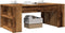 vidaXL - Salontafel - 102x55x42 - cm - bewerkt - hout - oud - houtkleurig