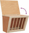 vidaXL - Hooiruif - voor - konijnen - 25x18,5x20,5 - cm - massief - vurenhout