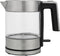 Princess 236040 - Glazen Waterkoker - 2200W 1L - Aluminium Zwart