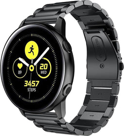 Just in Case Samsung Galaxy Watch Active 2 - Metalen armband - zwart