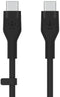 Belkin BOOST↑CHARGE Flex - USB-C/USB-C-kabel - 25x duurzamer - Zwart (2 m)